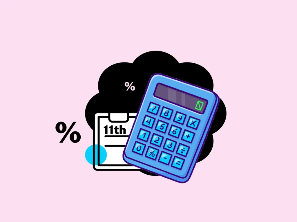 11th percentage calculator