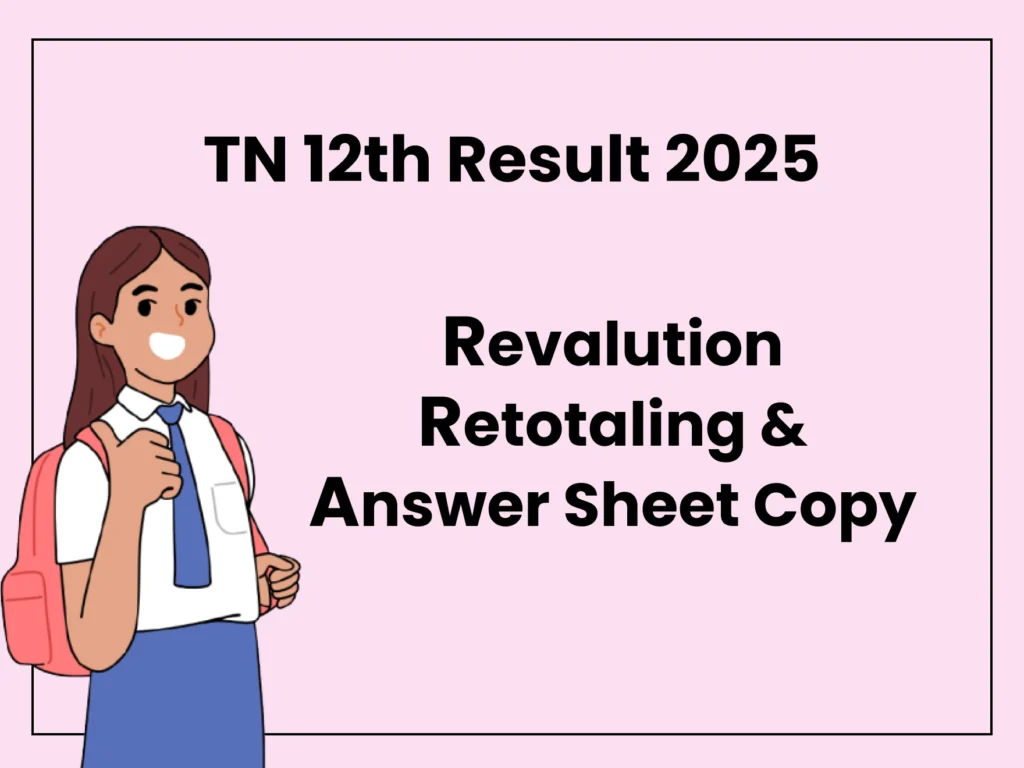 tn 12th revolution retotaling, answersheet