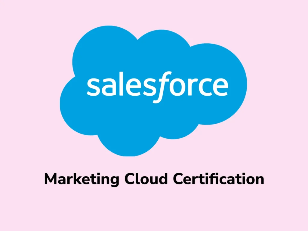 Salesforce marketing cloud certification