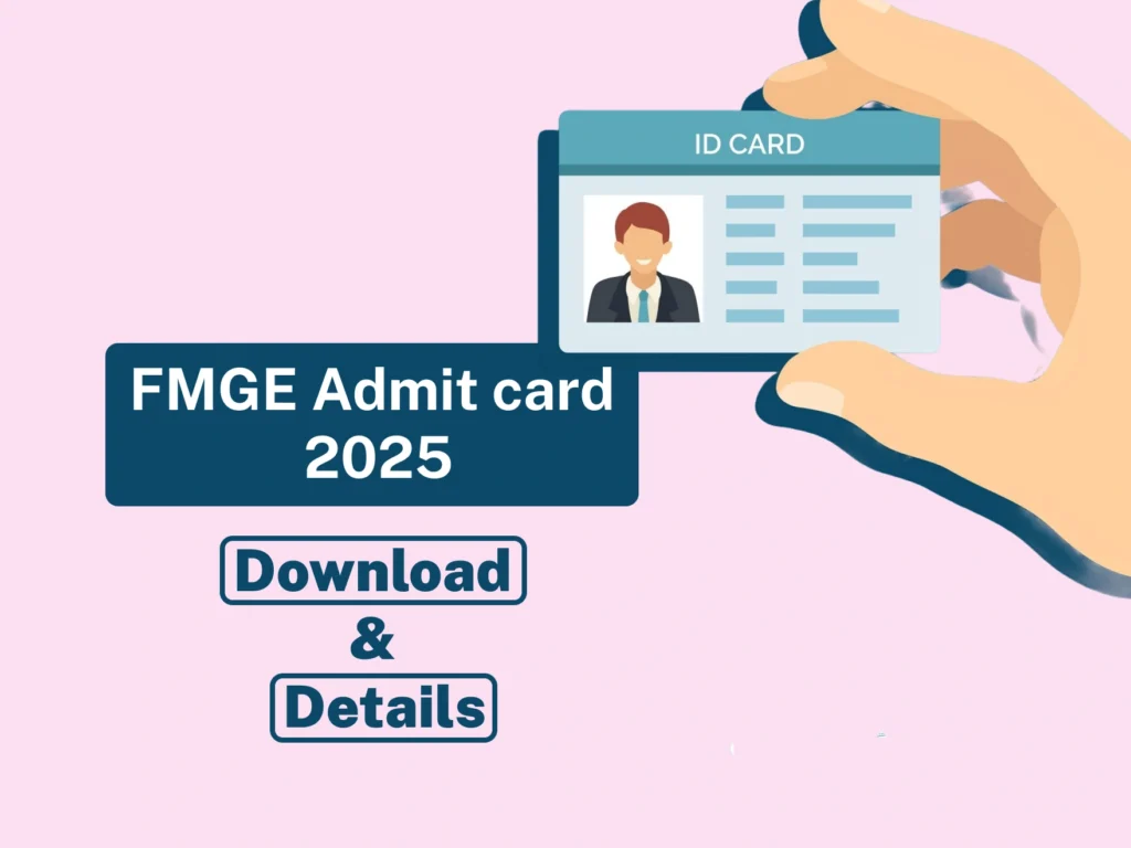 FMGE ADMIT CARD