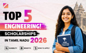 engineering scholarships Tamil Nadu 2026 eligibility benefits how to apply