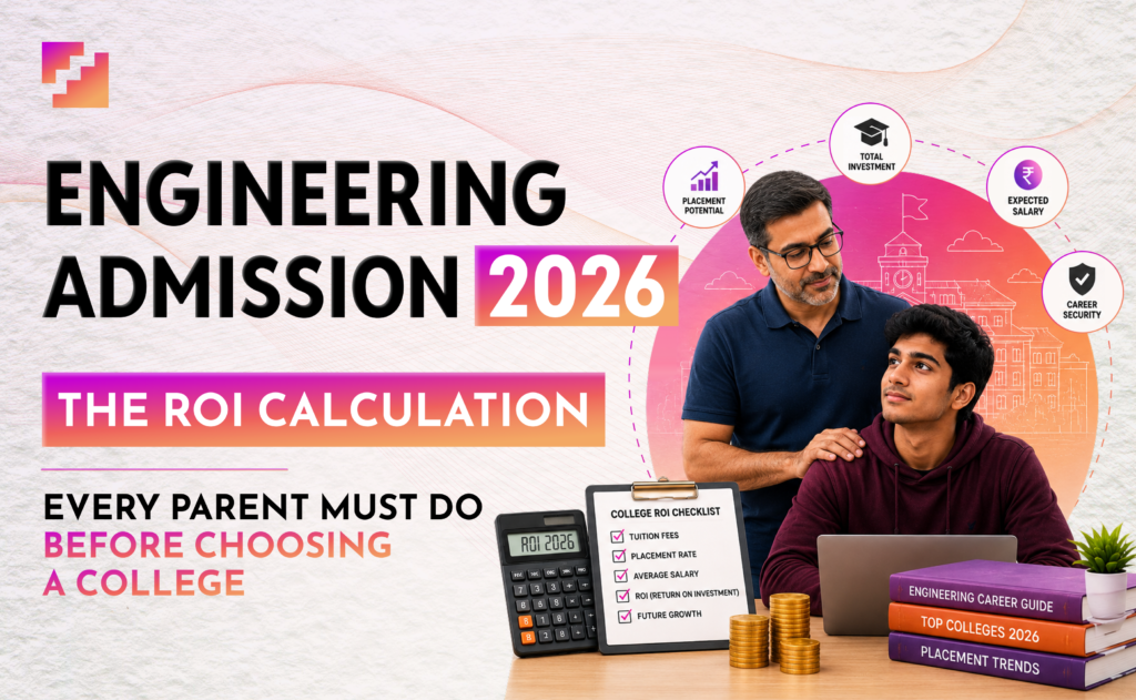 engineering admission 2026 ROI calculation parents college choice