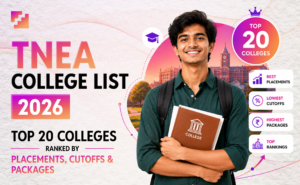 TNEA college list 2026 top 20 engineering colleges ranked by placements cutoffs and packages