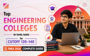 Top Engineering colleges in TamilNadu for cutoff 120 to 140, TNEA 2026 guide.