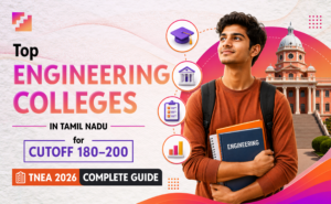 Top engineering colleges in Tamil Nadu for cutoff 180 to 200, a complete TNEA 2026 guide.