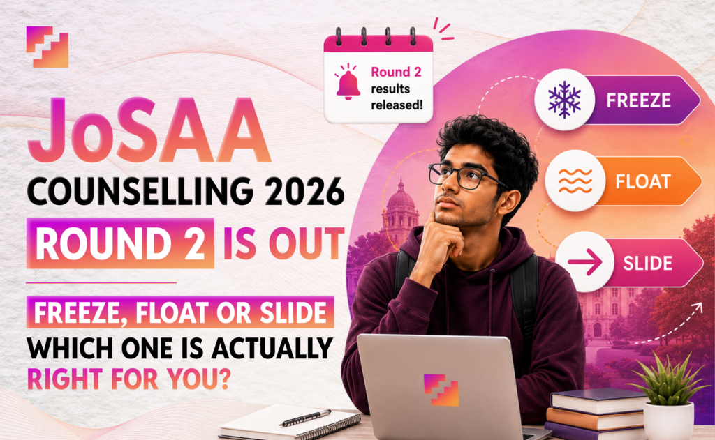 JoSAA Counselling 2026 Round 2 is out; Freeze, Float or Slide explained