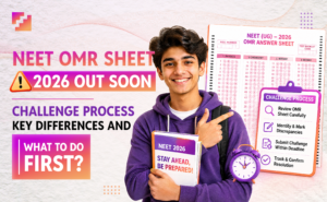 NEET OMR Sheet 2026 out soon: challenge process, key differences from the answer key, and what to do first.